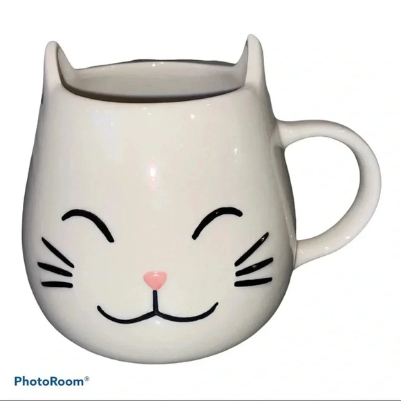 WORLD MARKET KITTY COFFEE MUG - Picture 1 of 4